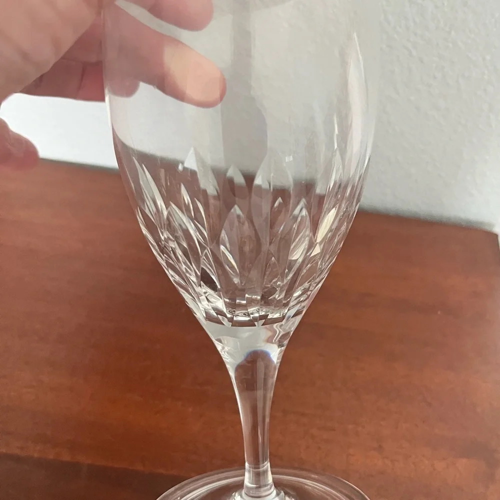 Rosenthal Crystal Faceted 8.25” Goblet